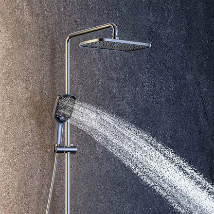 Luxury Temperature Display Piano Key Shower Set-6066