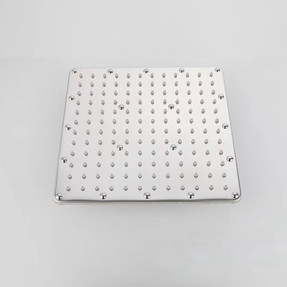 Stainless Steel Overhead Pressurized Square Large Shower Head-5531
