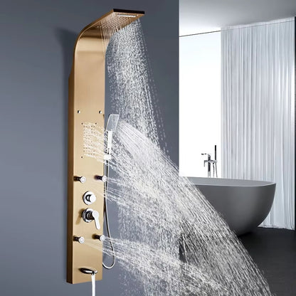 Luxury Shower Panel Waterfall Rain Shower Handheld Shower Massage Shower Head Shower Set-6626