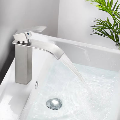 Bathroom Waterfall-Style Water-Washing Faucet With Adjustable Hot And Cold Water For Washing Face And Hands-5305