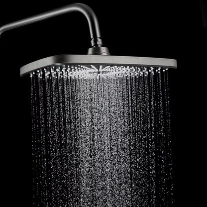 Simple Wall-Mounted Shower Kit With Hot And Cold Dual Control-6038GR