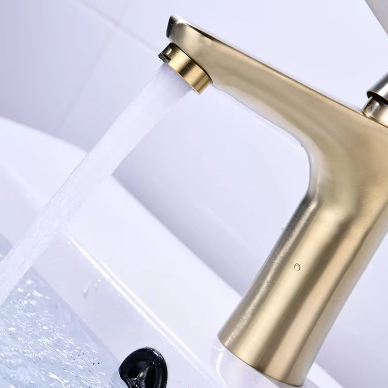 Simple Bathroom 304 Stainless Steel Wash Faucet-5012