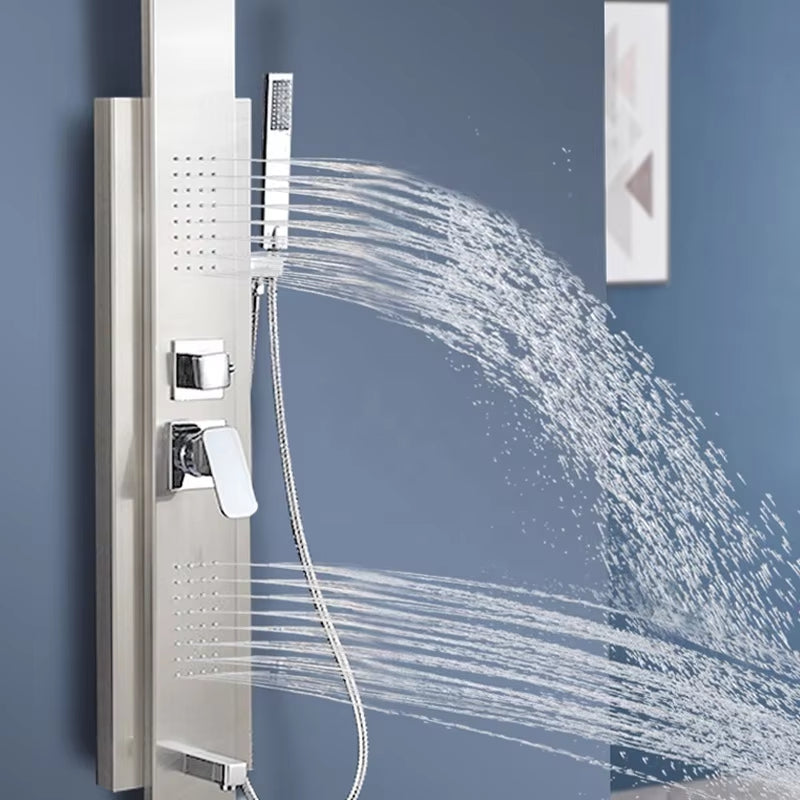 Shower Panel Bathroom Waterfall Shower Column Set Massage Jet Shower Panel Wall Mounted-6647