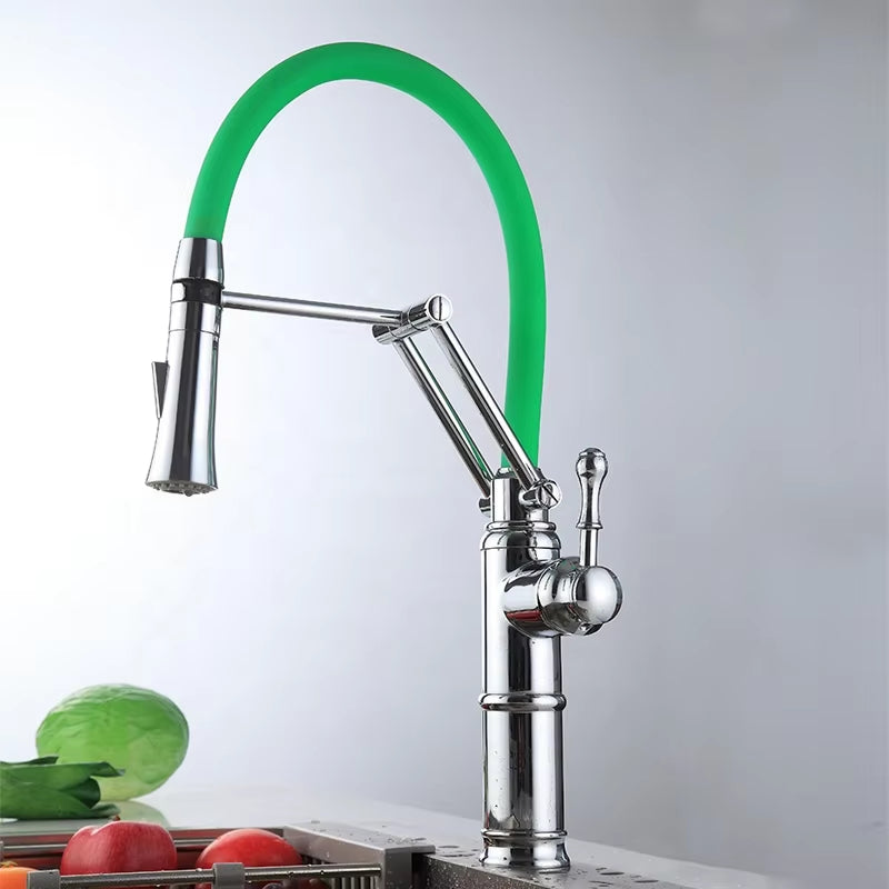 360 Degree Swivel Pull-Out Kitchen Countertop Faucet-8365