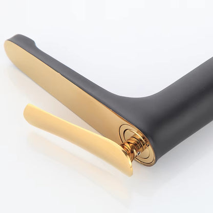 High-End Designer Single Handle Basin Faucet-7154