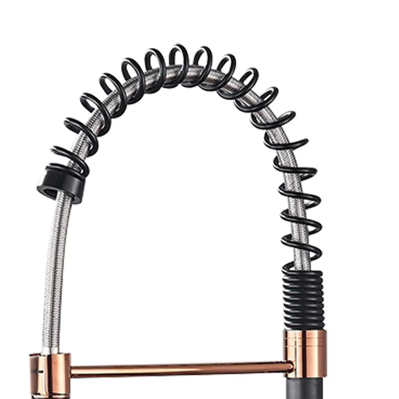 Spring-Loaded Hot And Cold Water Kitchen Sink Faucet-8588