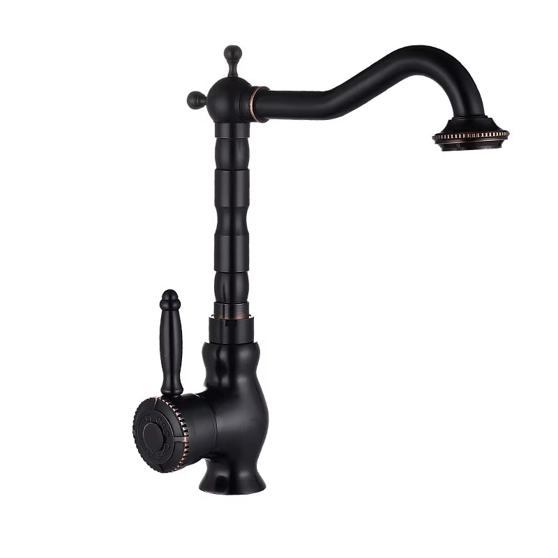 360 Degree Rotating Retro European Style Basin Faucet-7084