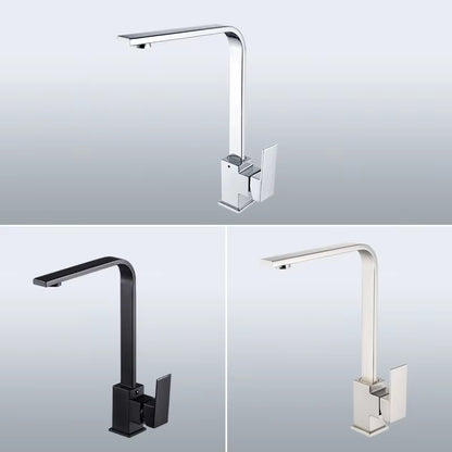 Stainless Steel Single Handle Kitchen Sink Faucet-8322
