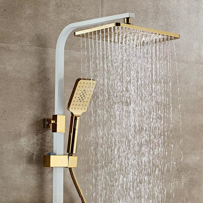 Platinum Square Handle Shower Toilet Shower-6237