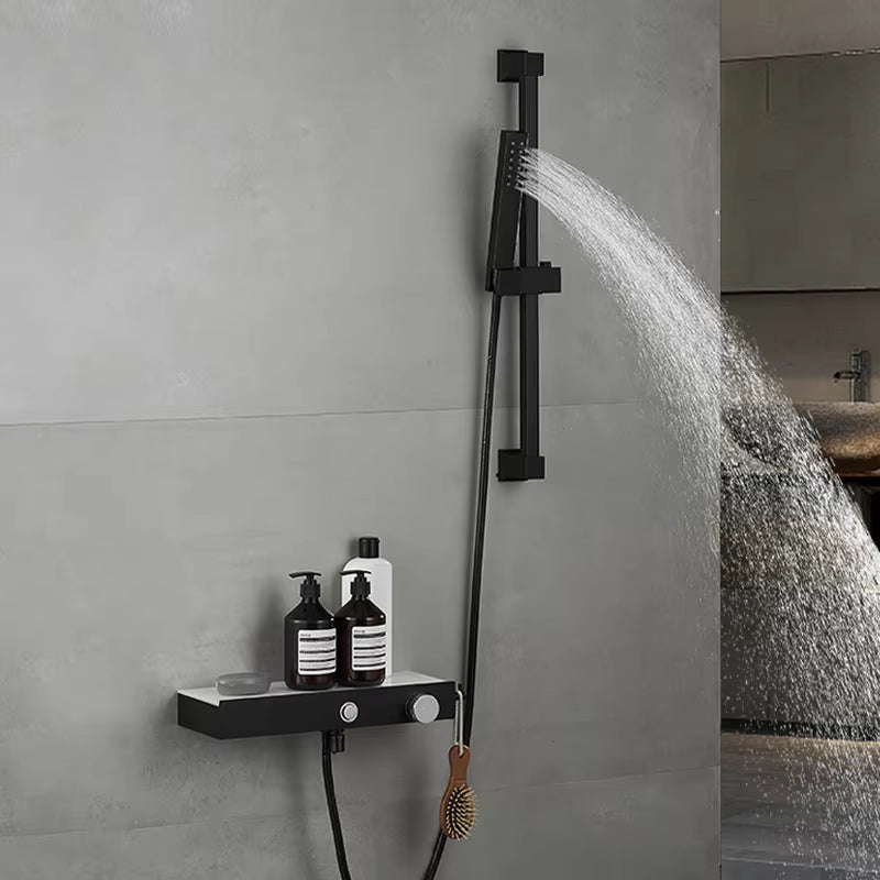 Wall Mounted Rectangular Bathroom Simple Shower Head-6226