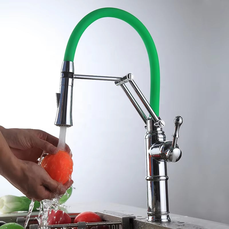 360 Degree Swivel Pull-Out Kitchen Countertop Faucet-8365
