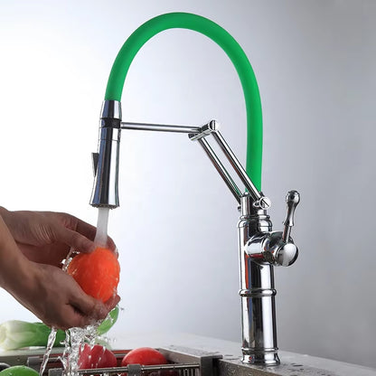 360 Degree Swivel Pull-Out Kitchen Countertop Faucet-8365