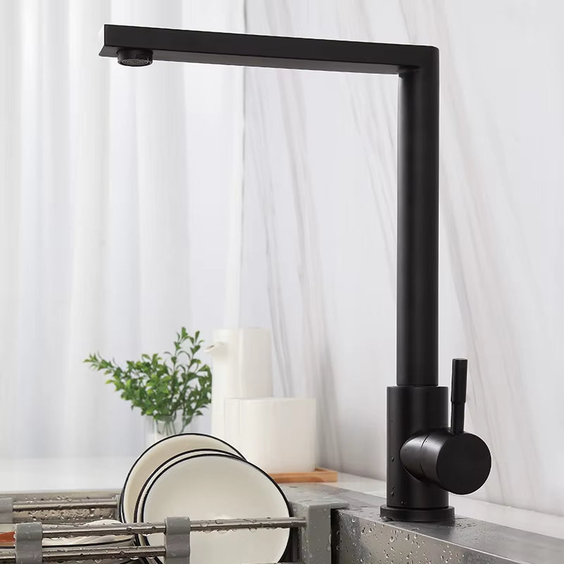 304 Stainless Steel Kitchen Household Vegetable And Dish Washing Simple Faucet-5323