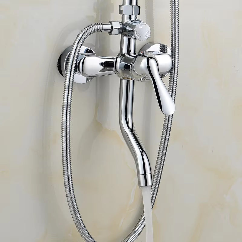 Shower Set With Handheld Shower Head Bathroom Rain Shower Complete Shower Set-6527