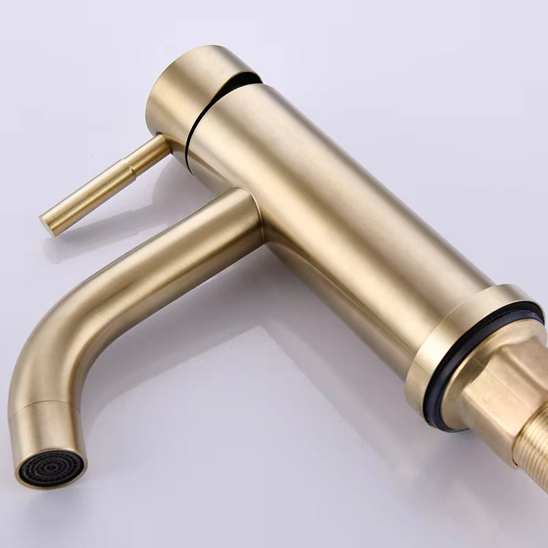Modern Bathroom Stainless Steel Rose Gold Face And Hand Wash Faucet-5008