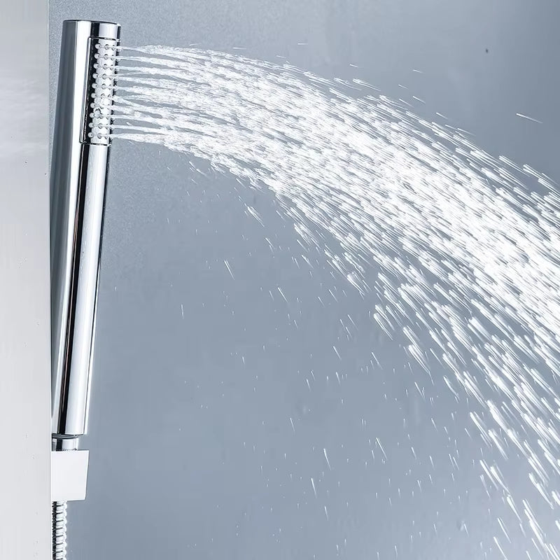 Shower Column Set Wall Mounted Waterfall Tower Massage Shower Head-6663