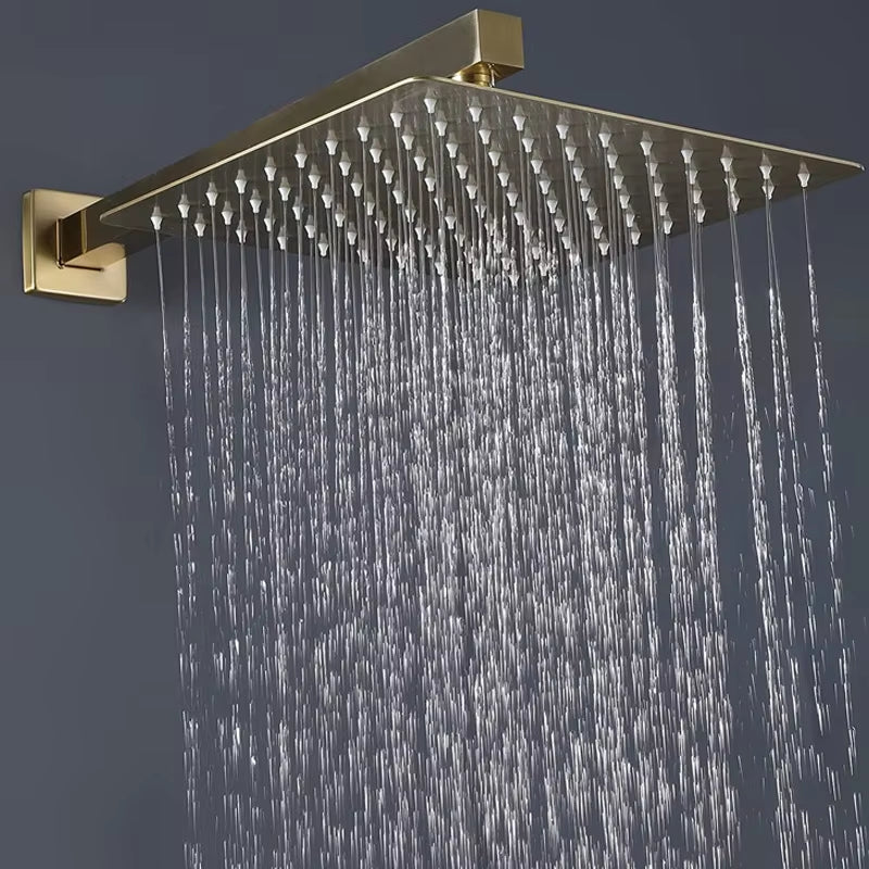 Concealed Wall Mounted Brass Faucet Shower Set Bathroom Faucet Rain Shower-6570