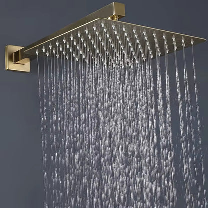 Concealed Wall Mounted Brass Faucet Shower Set Bathroom Faucet Rain Shower-6570