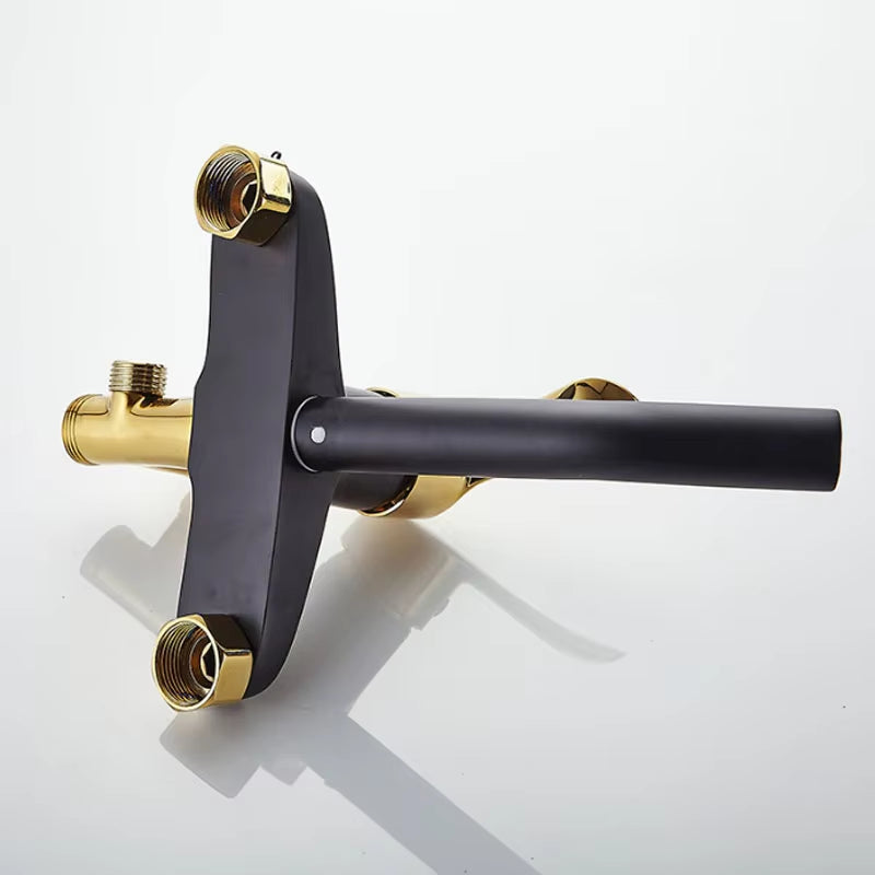 Shower Room Black Gold Bath Constant Temperature Shower Head Set-6222