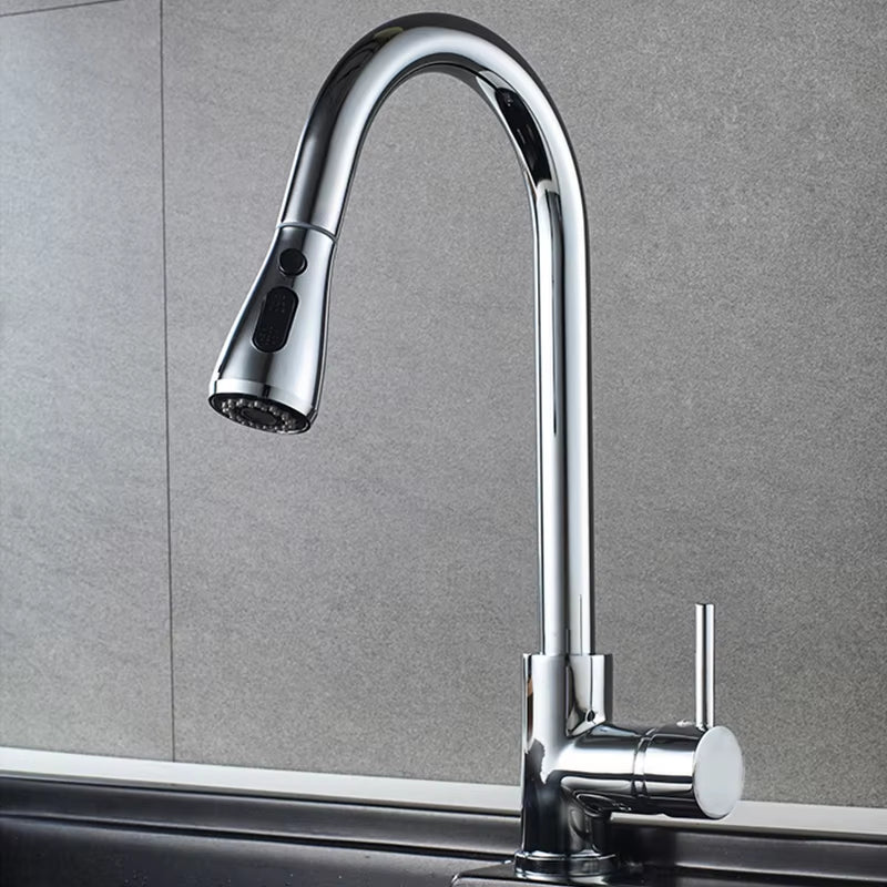 Pull-Out Spout Kitchen Sink Faucet-8548