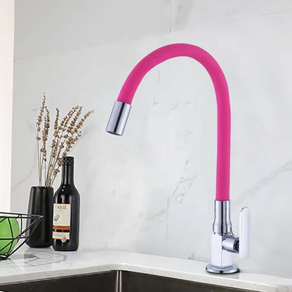 Kitchen Sink Countertop Soft Neck Flexible Swivel Faucet-8637