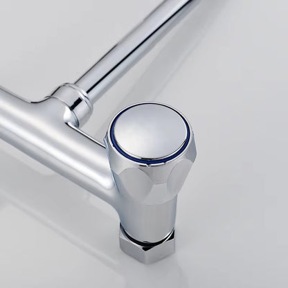 Wall Mounted Kitchen Sink 360 Degree Swivel Flexible Hose Faucet-8325