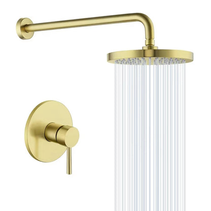 Wall Mounted Shower Set Luxury Rain Shower Wall Mounted Shower Faucet-6556