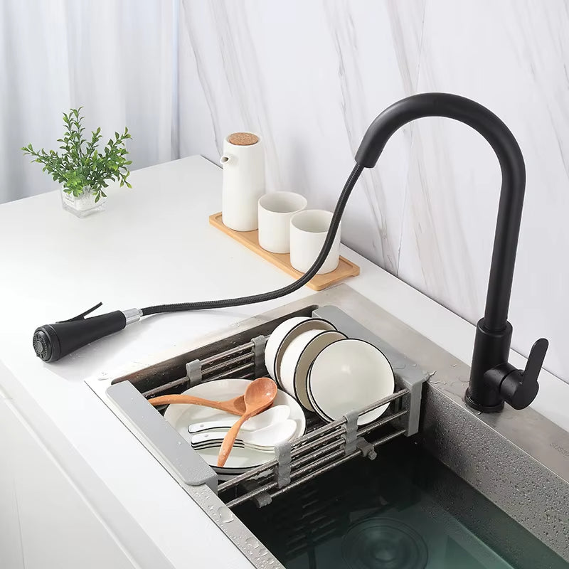 Kitchen Sink Pull-Out 360 Degree Swivel Faucet-7511