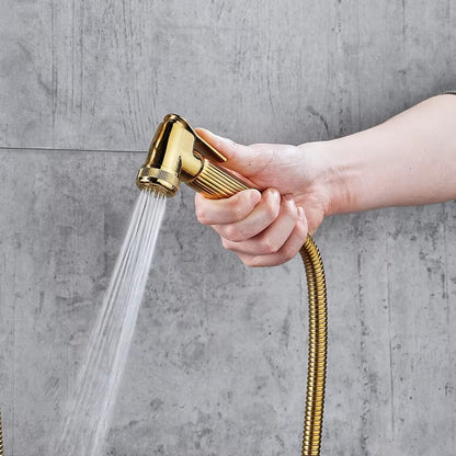Luxury Brass Wall Mount Bath Shower Head Set-6017C