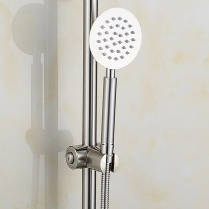 Luxury 304 Stainless Steel Shower Faucet With Up And Down Slide Bar-6248