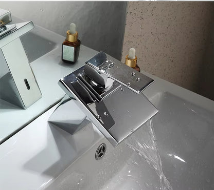 High Quality Single Handle Waterfall Basin Faucet-Z-7053