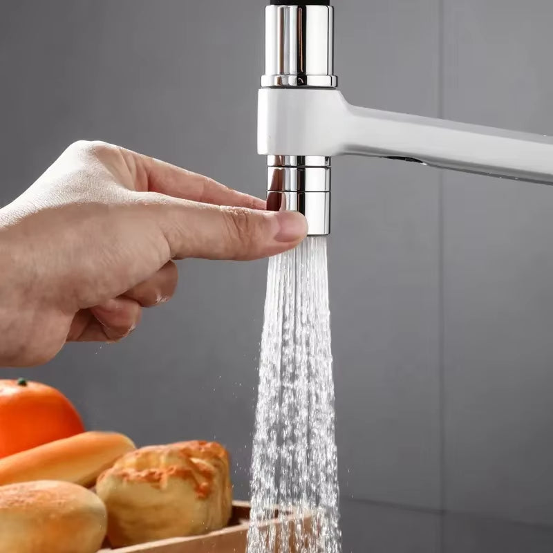 Flexible Three-Way Kitchen Stainless Steel Faucet-8617