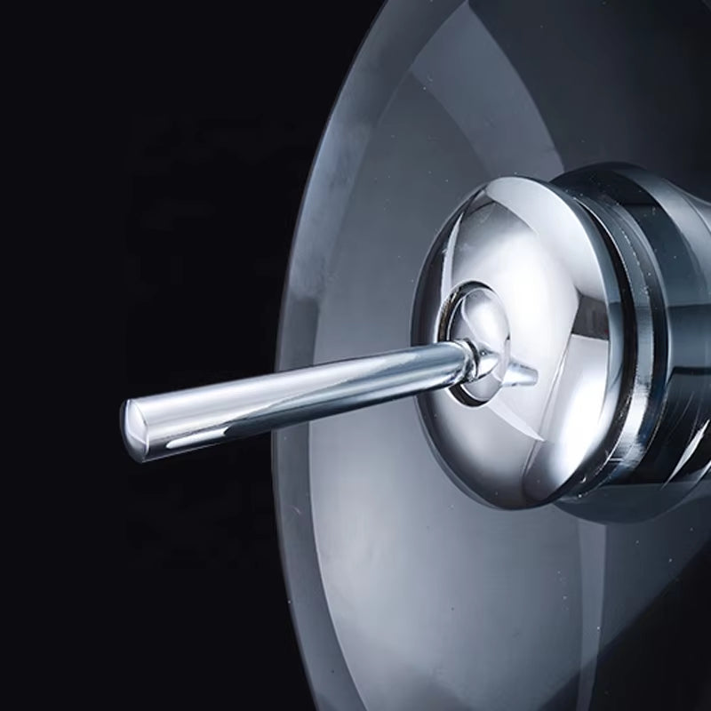Bathroom Basin Glass Round Waterfall Faucet-7260