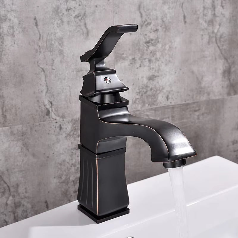 Bathroom Basin Sink Single Handle Swivel Faucet-7074