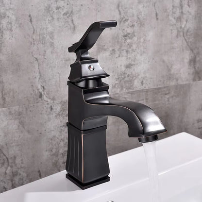 Bathroom Basin Sink Single Handle Swivel Faucet-7074