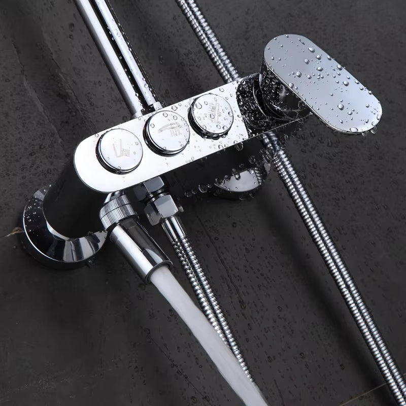 Bathroom Toilet Multifunctional Shower Thermostatic Shower Mixer Brass Faucet Bathtub Shower Set-6528