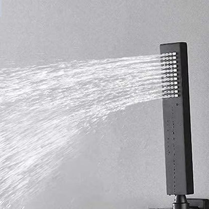 Luxury Bathroom Black Thermostatic Wall Mounted Shower Set-6011ML