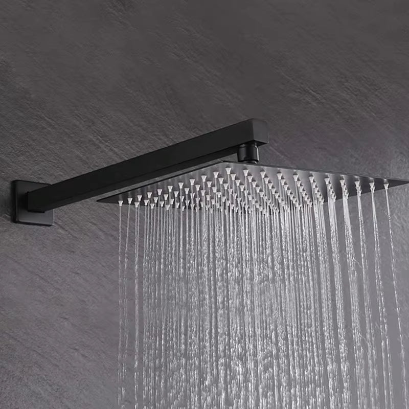 Luxury Edition Black Bathroom Wall Mounted Shower Set-6011MB
