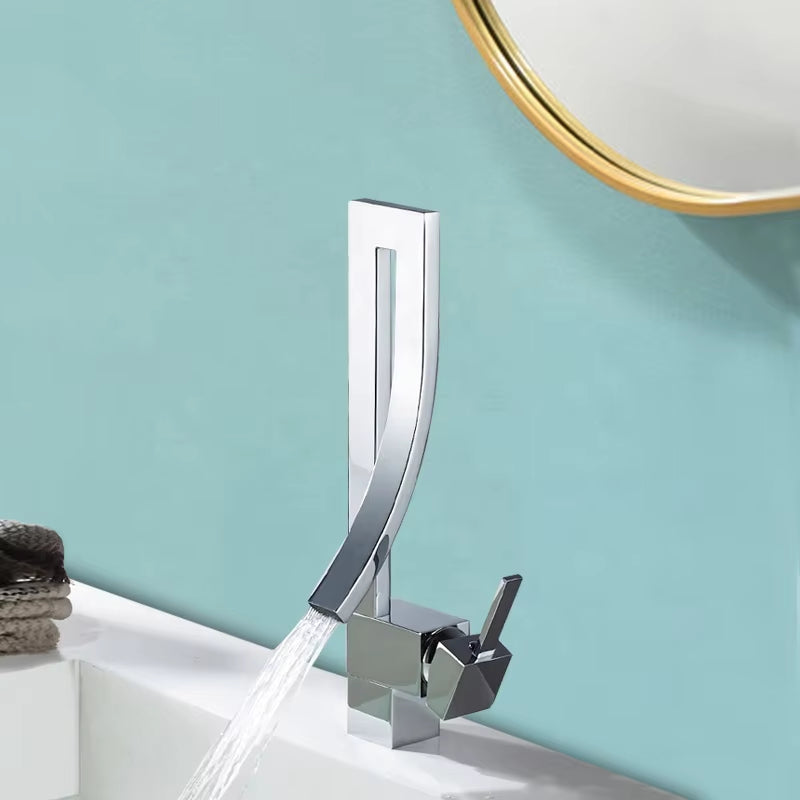Premium Unique Design Bathroom Basin Waterfall Faucet-7021B