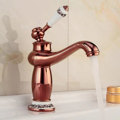 Elegant Retro Bathroom Basin European Style Luxury Faucet-7105