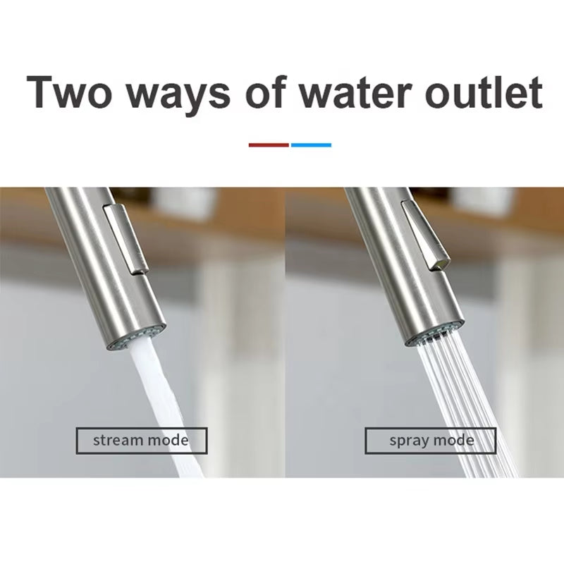 Smart Modern Hot And Cold Water Faucet With Temperature Display Suitable For Kitchen And Bathroom-5343DPS