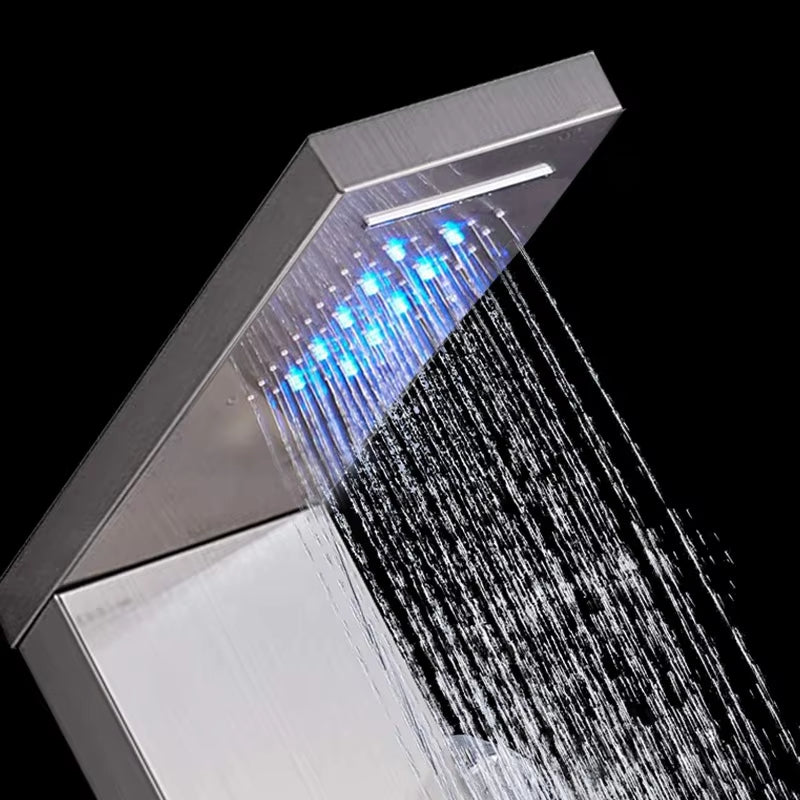 Shower Panel Tower Massage Shower Head Led Waterfall Shower Column Set-6657