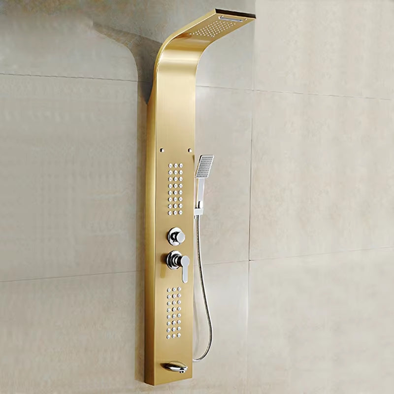 Shower Screen Shower Set Bathroom Wall Mounted Waterfall Shower Column-6607