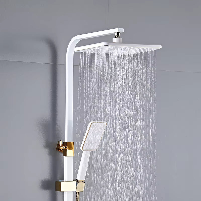 Platinum Wall Mounted Bathroom Bath Shower Set-6245