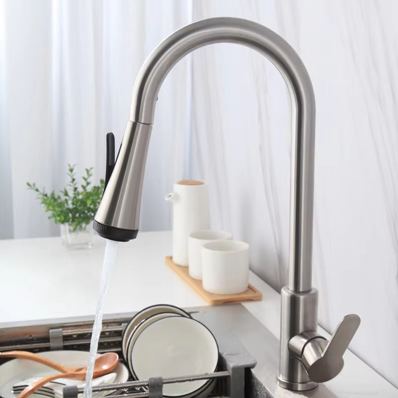 Kitchen Sink Pull-Out 360 Degree Swivel Faucet-7509