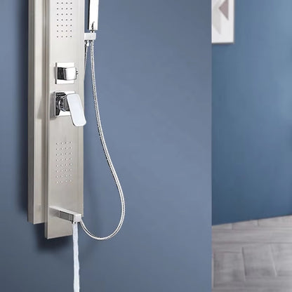 Shower Panel Bathroom Waterfall Shower Column Set Massage Jet Shower Panel Wall Mounted-6647