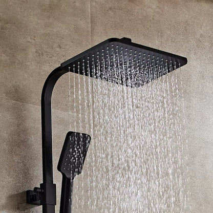 All Black Constant Temperature Wall Mounted Shower Room Shower-6240