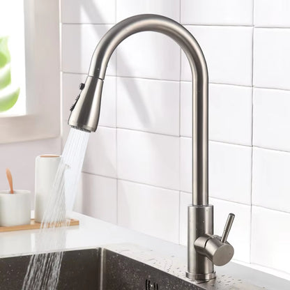360 Degree Rotating Pull-Out Sink Faucet With Sprayer-8301