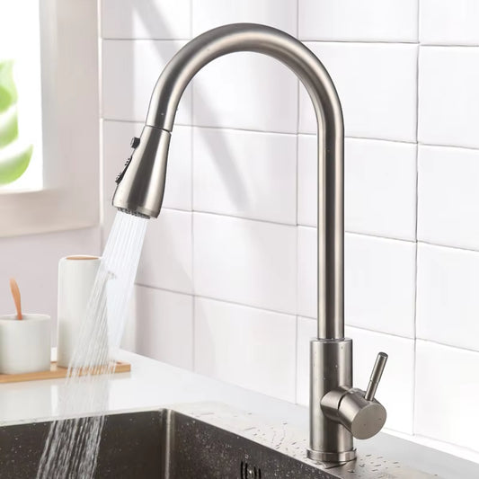 360 Degree Rotating Pull-Out Sink Faucet With Sprayer-8301