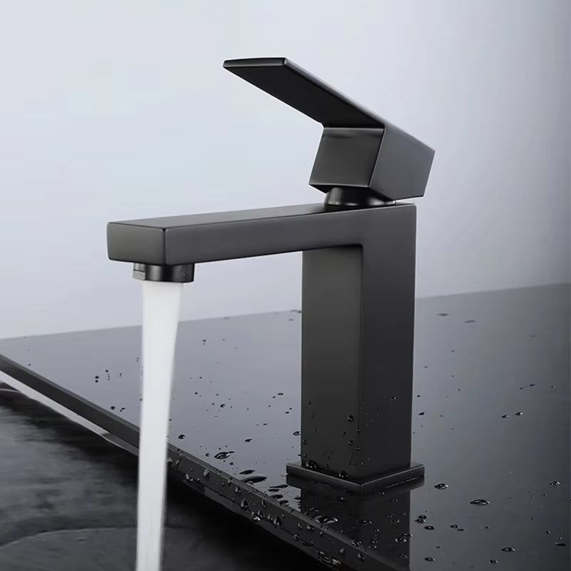 Bathroom Basin Square Hot And Cold Water Faucet-7200